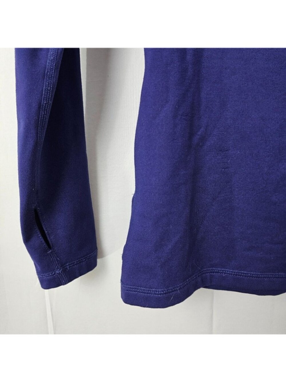 Nike Pro Sweatshirt Womens S Blue 1/2 Zip DriFit Pullover Activewear Athleisure - Picture 10 of 13